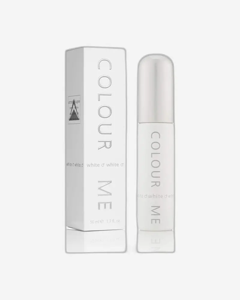 Colour Me Homme White Eau De Toilette – 50 Ml Compact Bottle 1