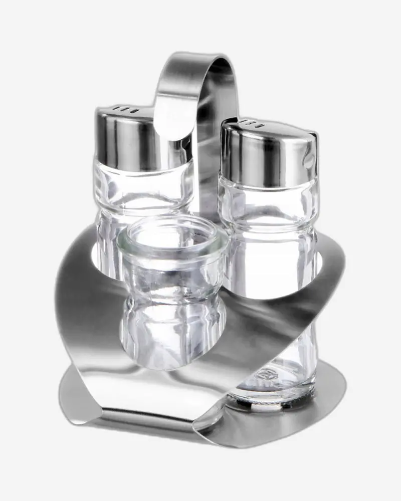 Cuisine Art 3-Piece Glass Cruet Set For Oils, Vinegars & Condiments 1