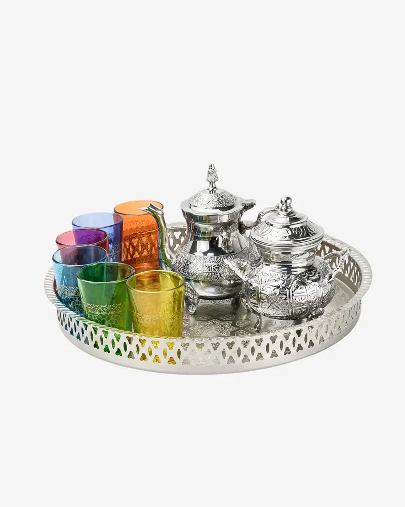 Cuisine Art Brass Moroccan Tea Service Set 1