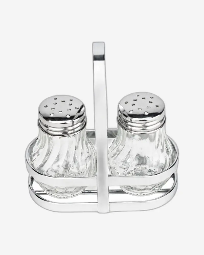 Cuisine Art Salt & Pepper Set – 2-Piece, 50 Ml Each, Minimalist Design 1