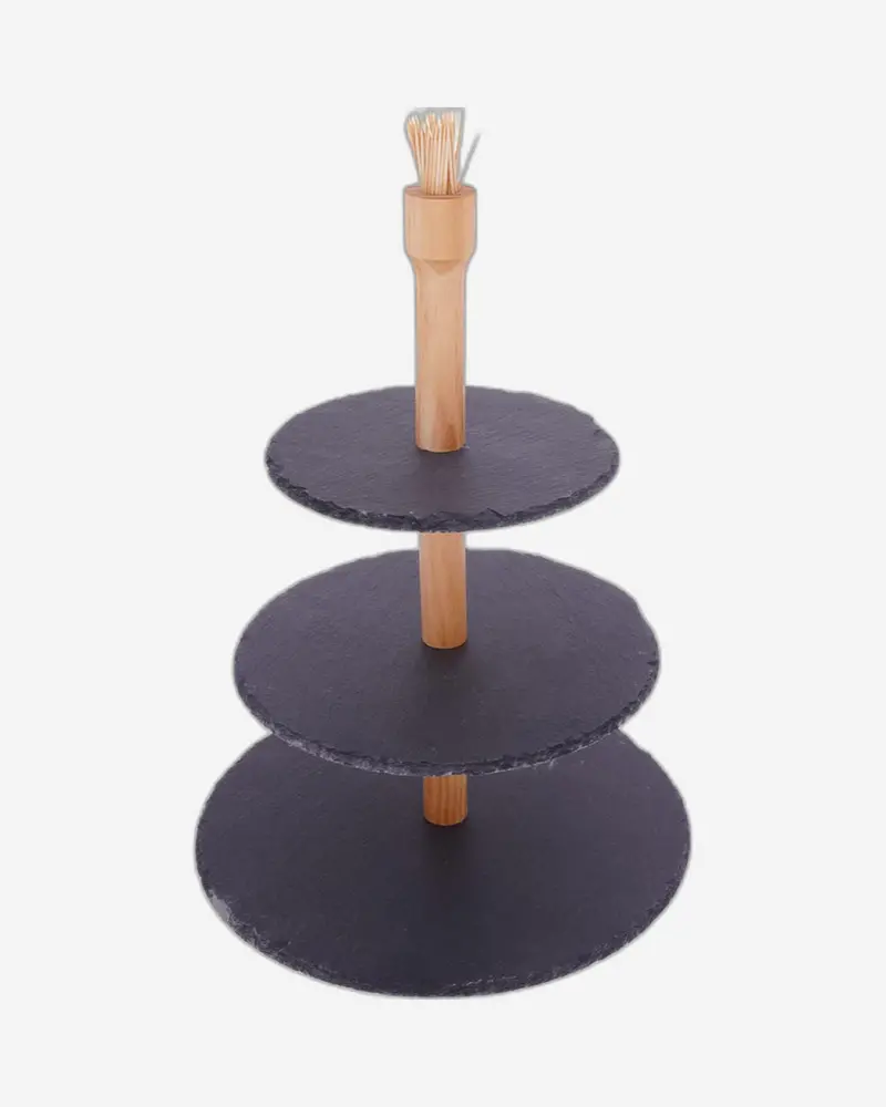 Cuisine Art Three-Tier Cupcake Stand – Tiered Dessert Presentation Tower 1