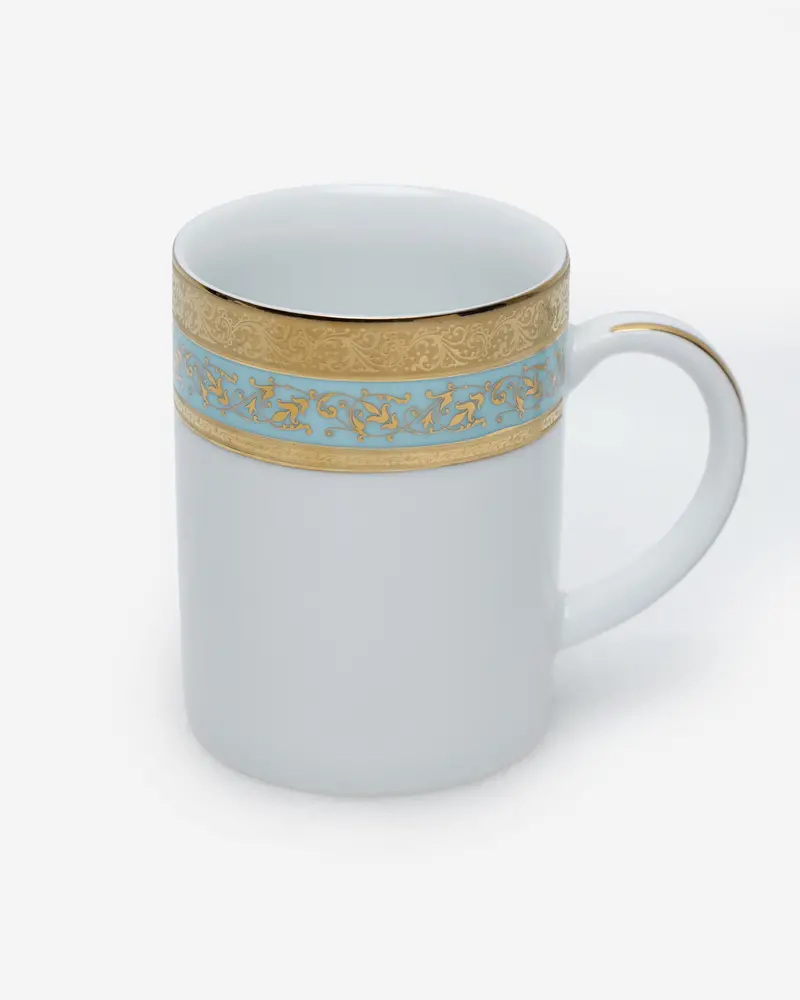 Dankotuwa Evarmin16 Gold-Trimmed Ceramic Mug 1