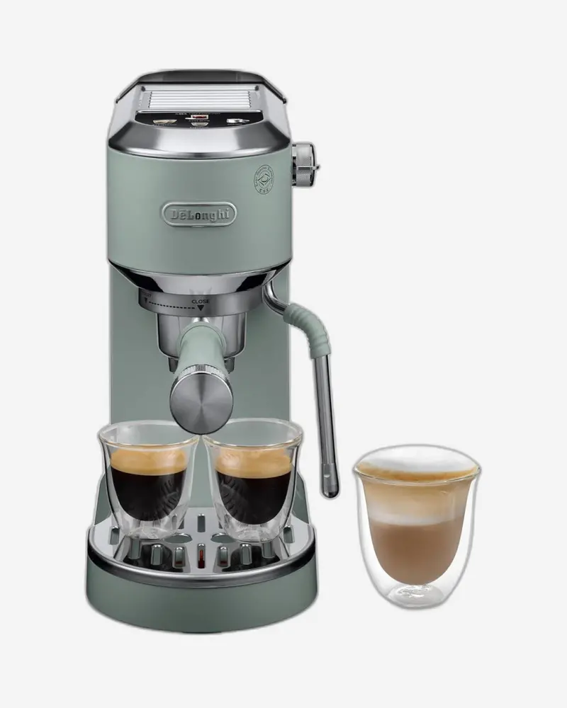 De'Longhi Dedica Style Espresso Brewer – Sleek Silver 1