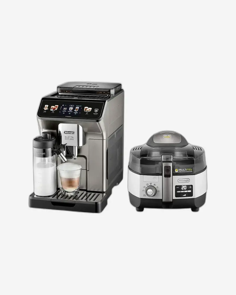 De'Longhi Eletta Explore Espresso Machine With Free Chef Plus Multifry Fryer & Multicooker 1