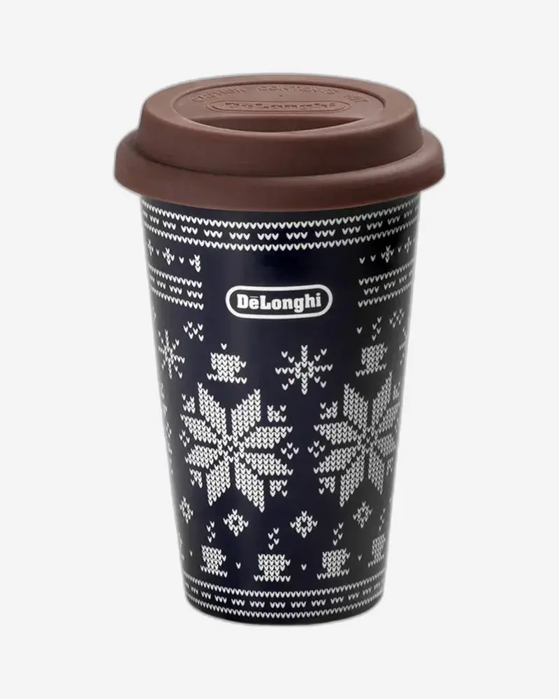 De'Longhi Stainless Steel Thermal Mug – Vacuum-Insulated Travel Cup 1