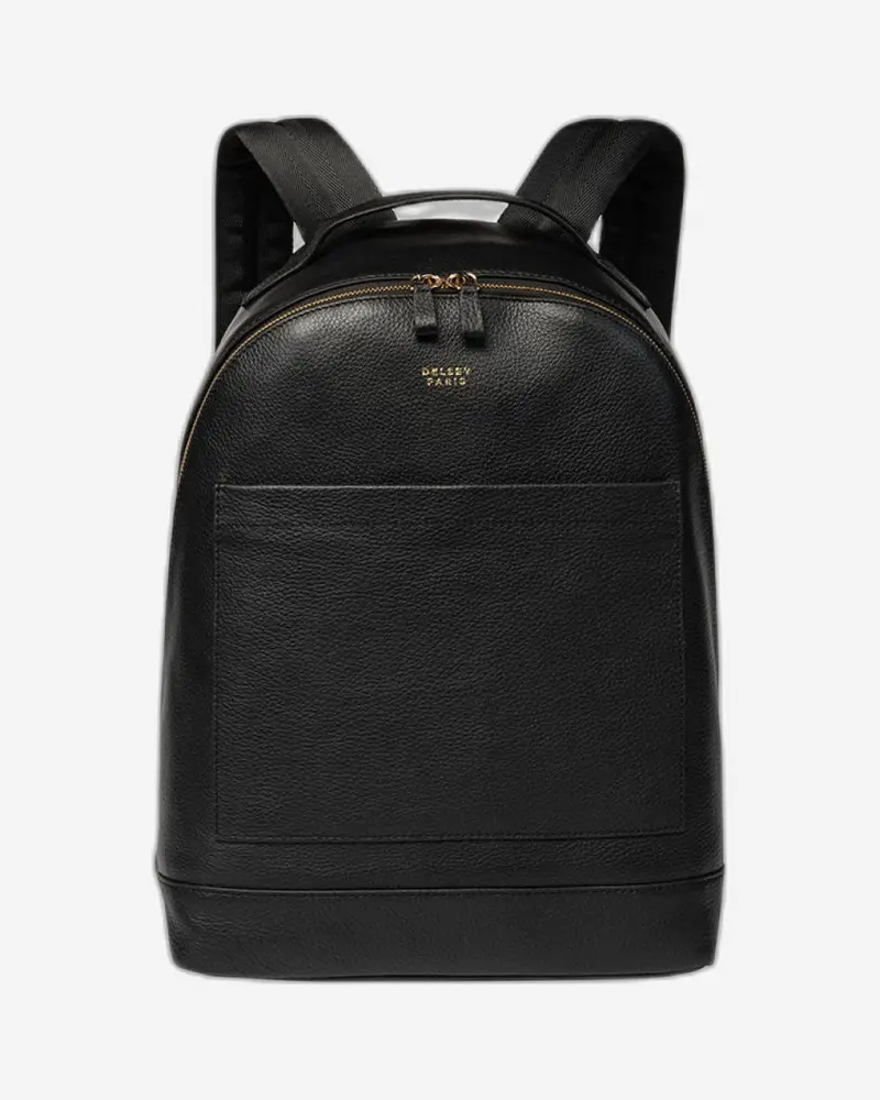 Delsey Paris Le Cuir Graine Backpack – Stylish, Durable Leather Backpack For Daily Commute 1