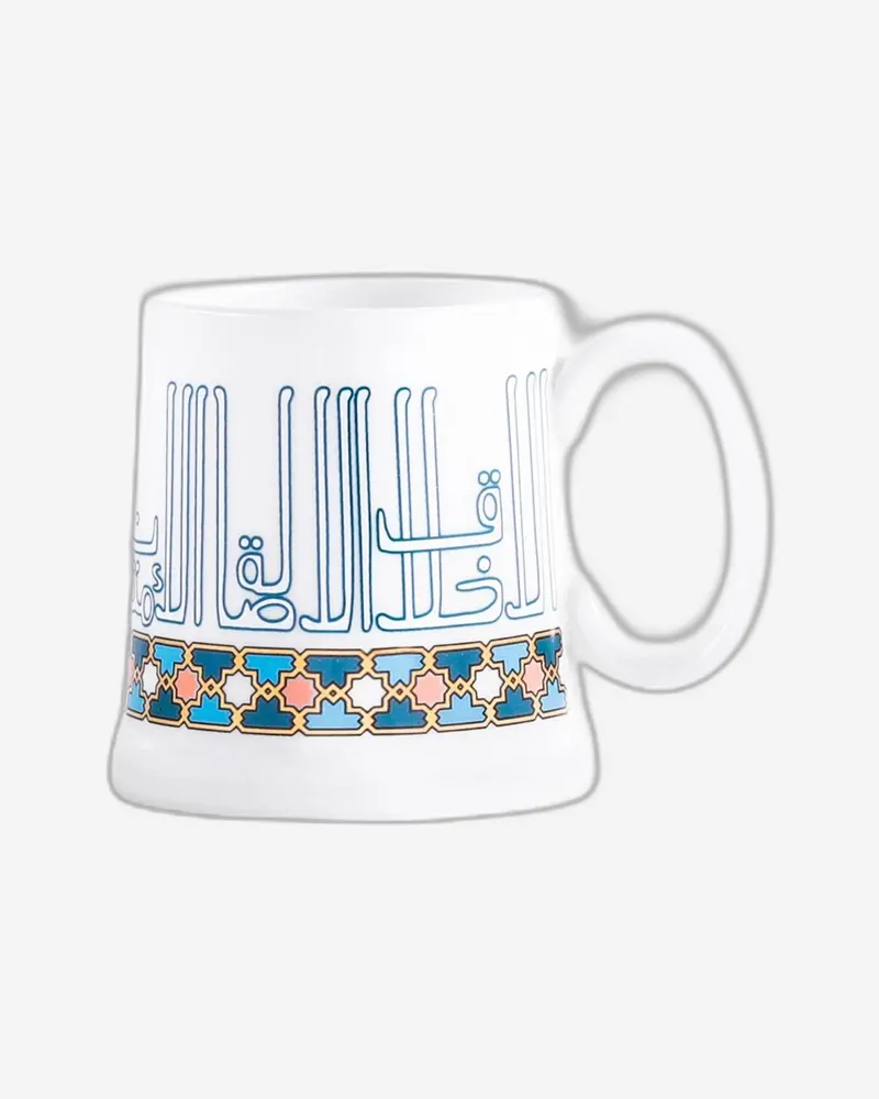 Dimlaj Asala 2-Piece Gold And Green Ceramic Mugs 1