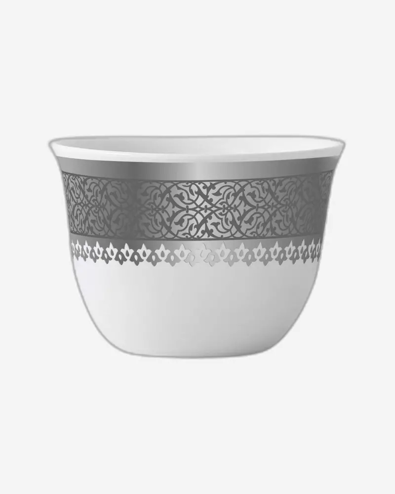 Dimlaj Cordoba Cawa Espresso Cup Set – 6-Piece Platinum 1