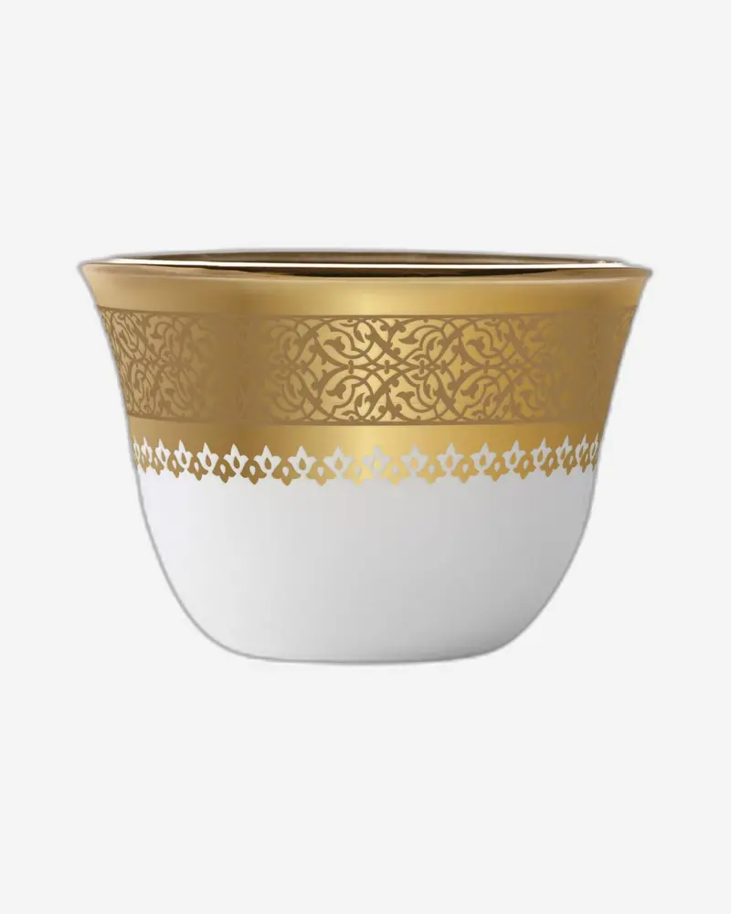 Dimlaj Cordoba Gold-Embellished Cawa Cups – 6-Piece 1