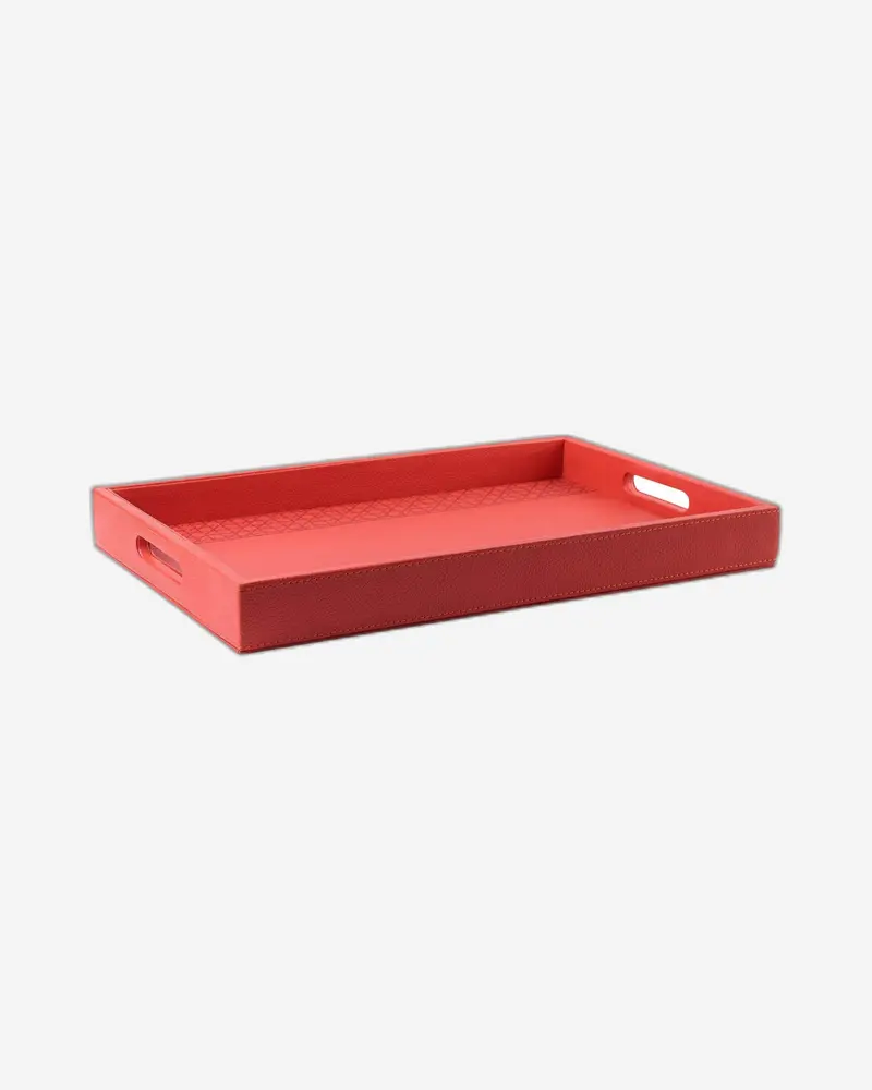 Dimlaj Cordoba Small Brick-Textured Serving Tray 1