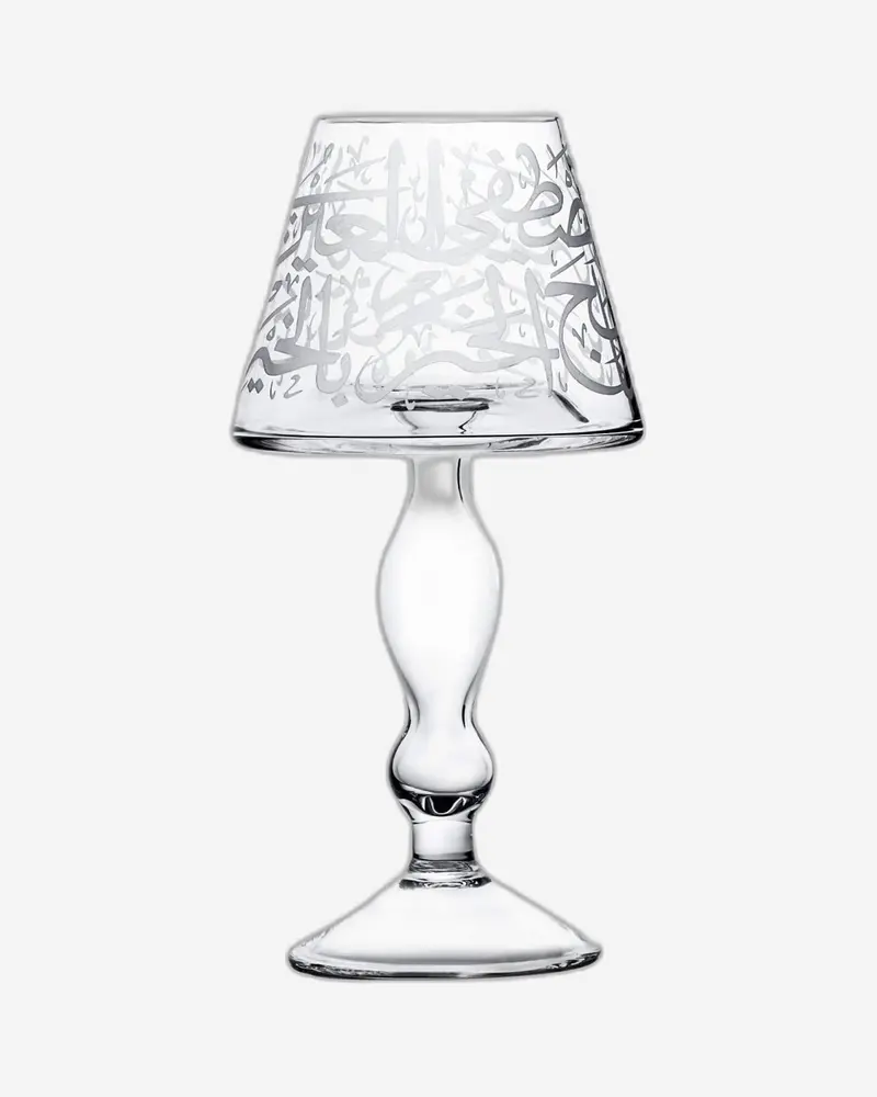 Dimlaj Thuluth Decorative Engraved Candle Holder (Large) 1