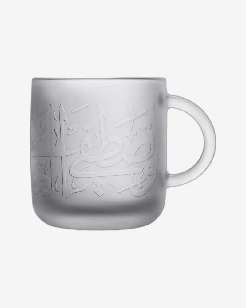 Dimlaj Thuluth Engraved Ceramic Mugs (6-Piece) 1