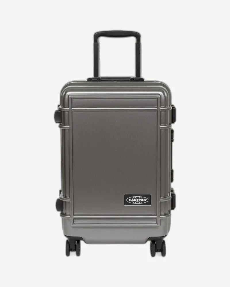 Eastpak Resist'R 56 Cm Brushed Metal Hard-Sided Luggage – Non-Expandable Cabin Bag 1