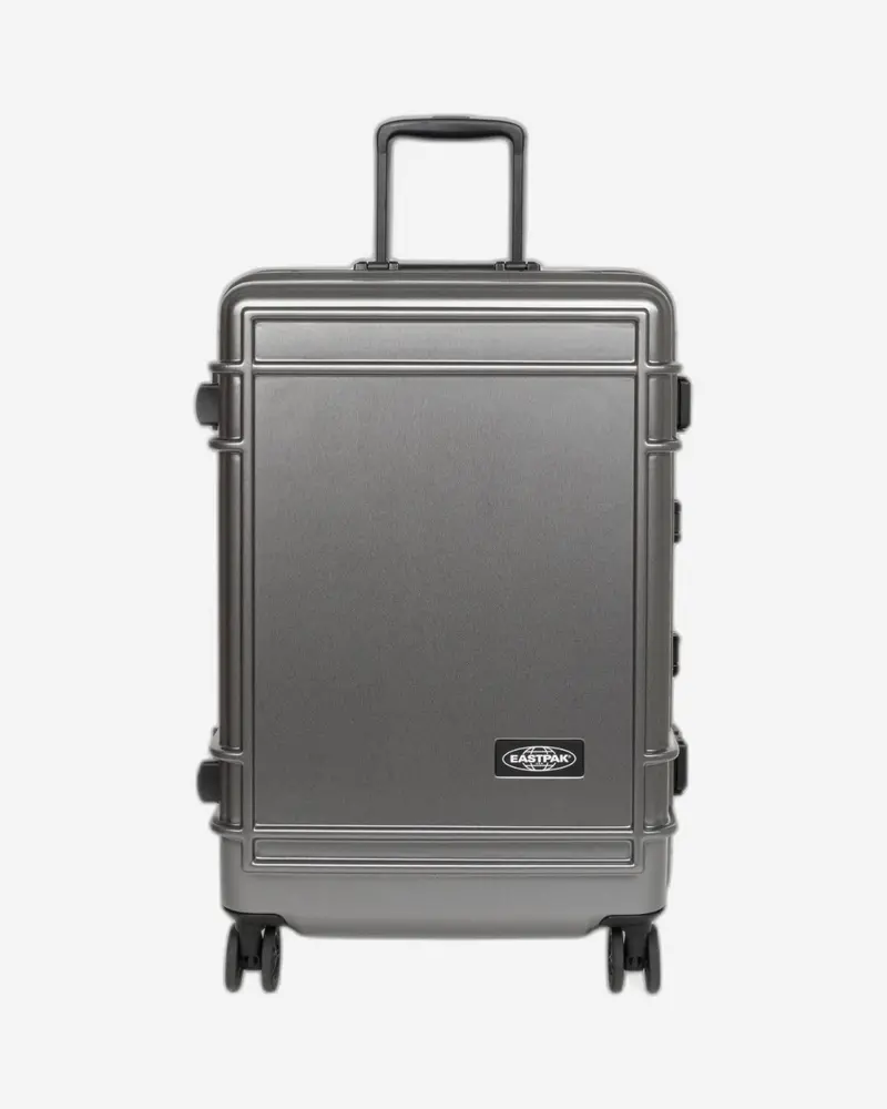 Eastpak Resist'R 78 Cm Brushed Metal Hard-Sided Luggage – Non-Expandable Suitcase 1