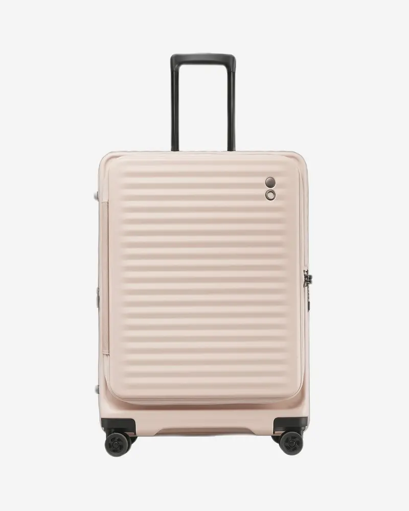 Echolac Celestra 24-Inch Pink Check-In Suitcase – Lightweight & Durable 1