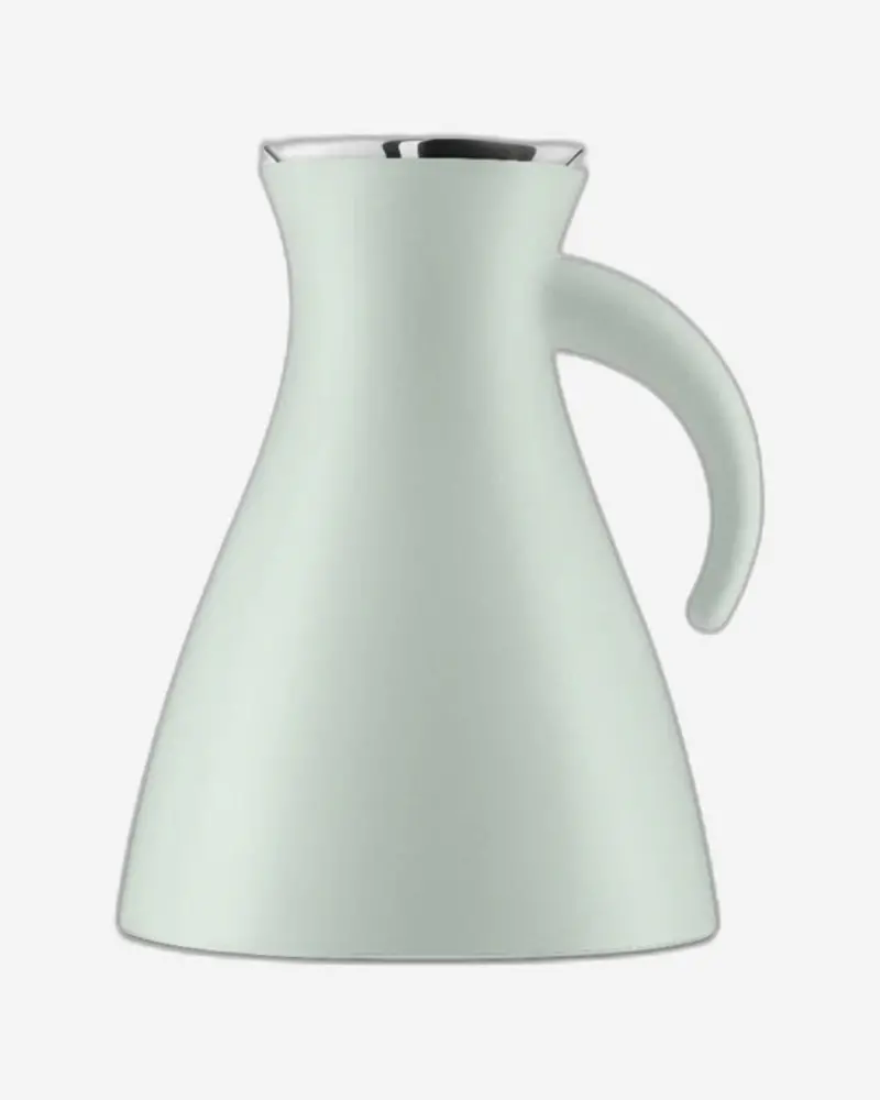 Eva Solo 1-Litre Low-Profile Vacuum Jug – Calming Sage Finish 1