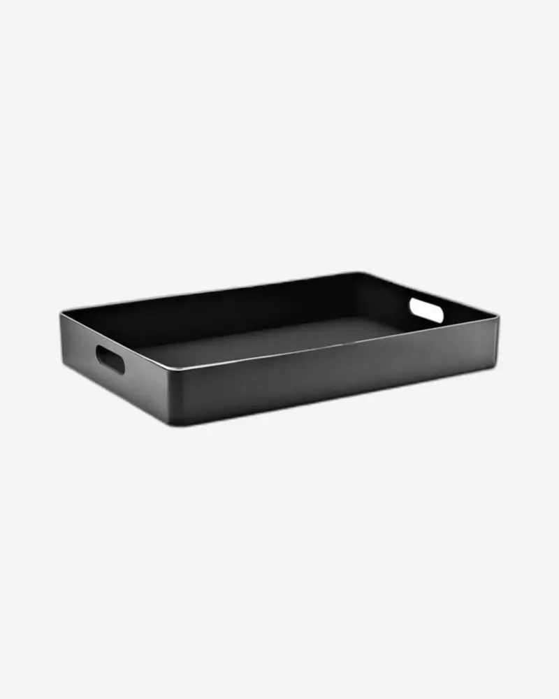 Eva Solo 567623 Sleek Serving Tray – Matte Black, Modern Scandinavian Style 1