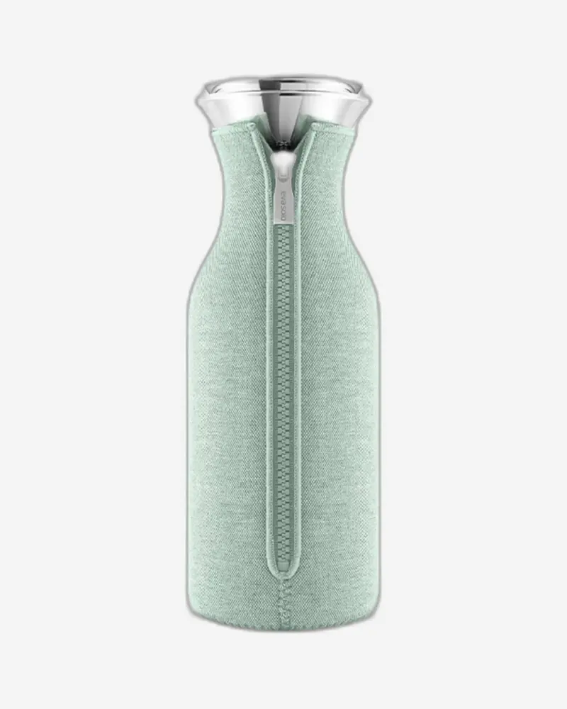 Eva Solo 568002 Woven-Finish Fridge Carafe – 1L In Sage Green 1