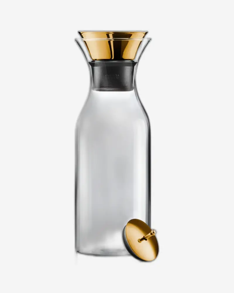 Eva Solo 568054 Flip-Top Fridge Carafe – 1L With Brass Accents 1