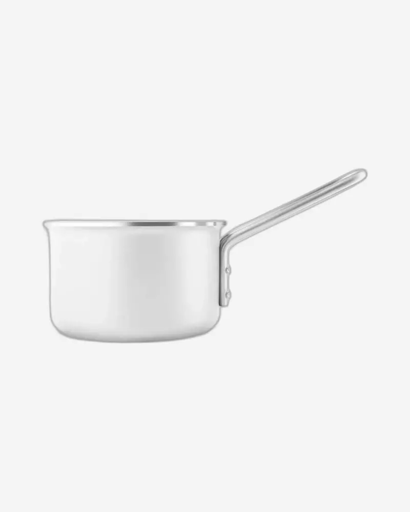 Eva Solo Compact White Saucepan – 13 Cm, 1.1 L – Ceramic Nonstick Cookware 1