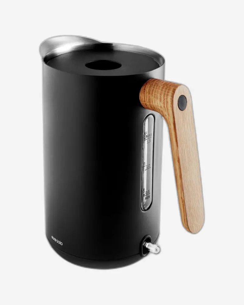 Eva Solo Nordic Kitchen Electric Kettle – 1.5L Matte Black Design 1