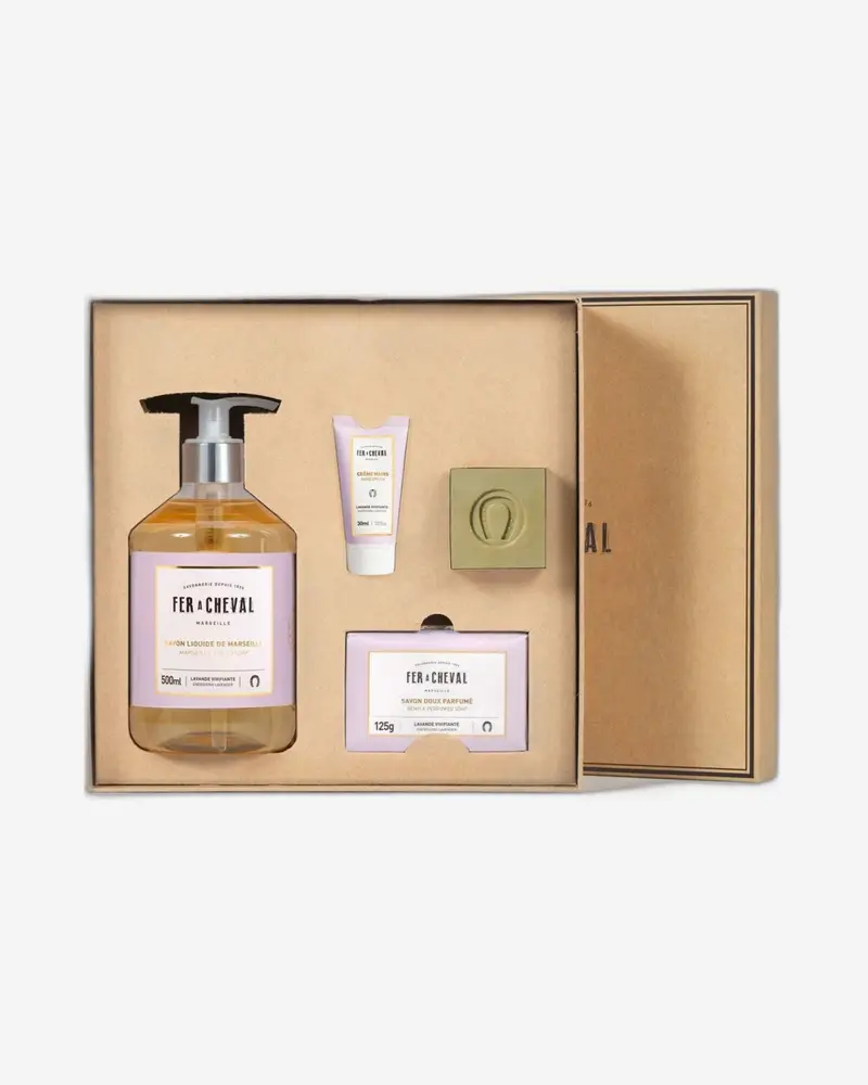 Fer A Cheval Lavender Energizing Gift Set With Pure Olive Oil 1