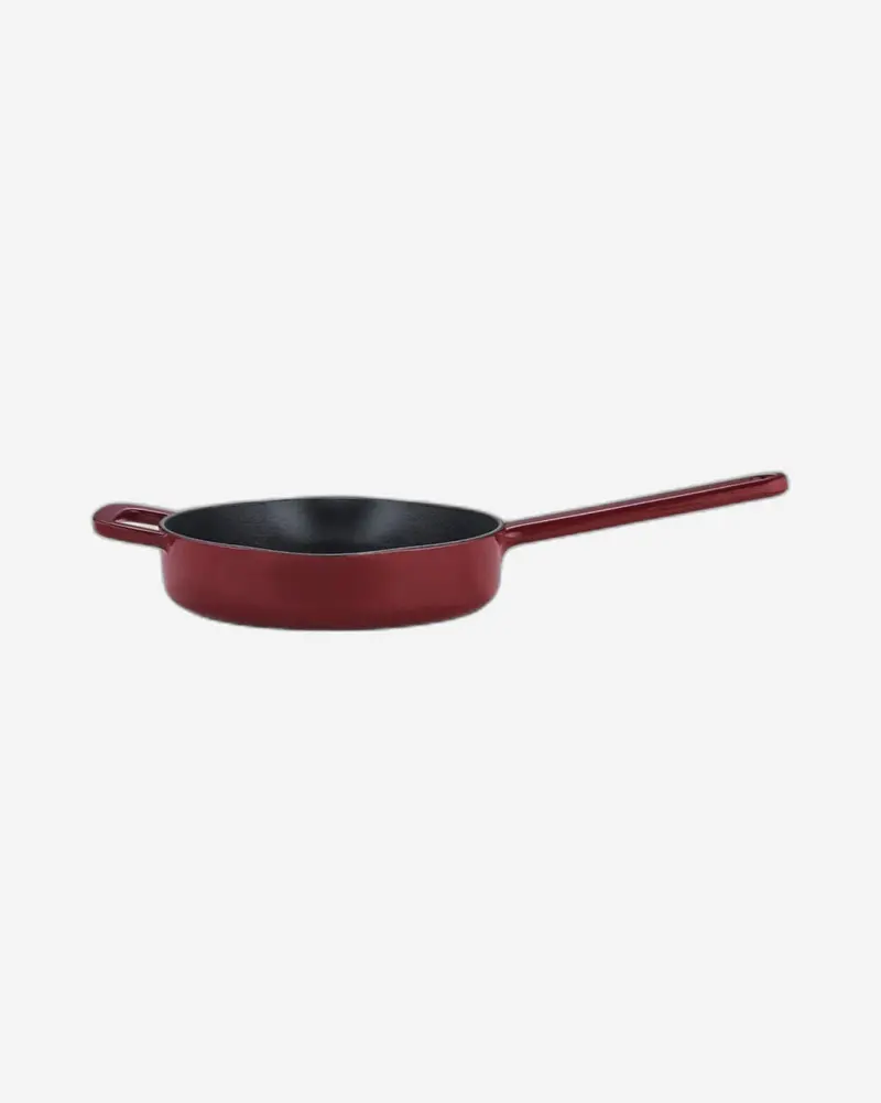 Fissler Cast Iron Dutch Oven – Red, 2.2 L Round Enameled Pot 1