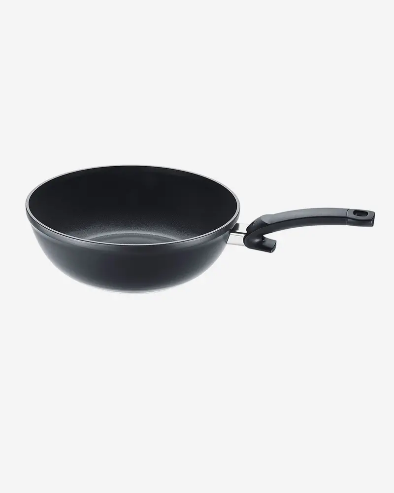 Fissler Ceratal Orbit Black Ceramic-Coated Wok 1