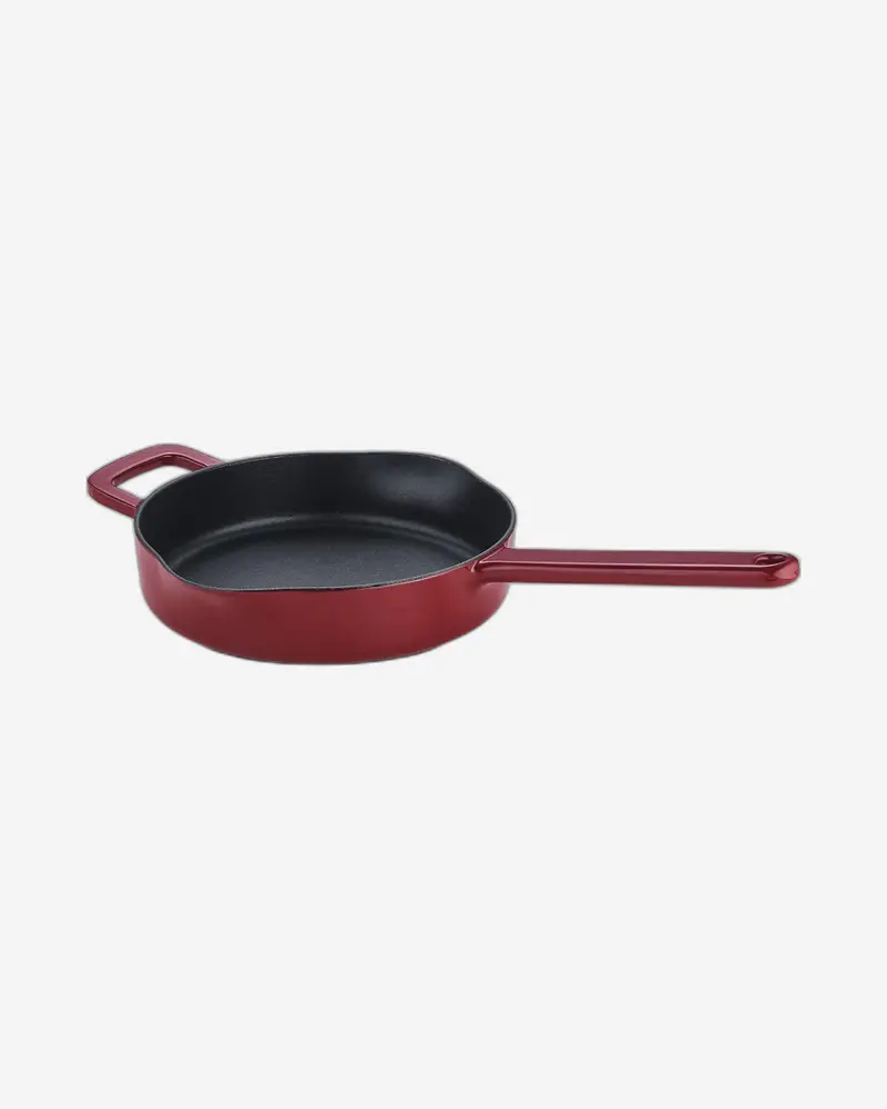 Fissler Enameled Cast Iron Pot – Red, 1.9 L Round Stovetop & Oven-Safe 1