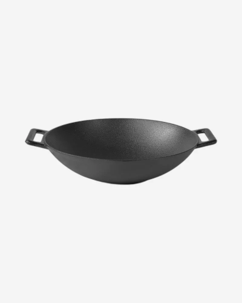 Fissman 3.1L Cast Iron Wok – Black 1