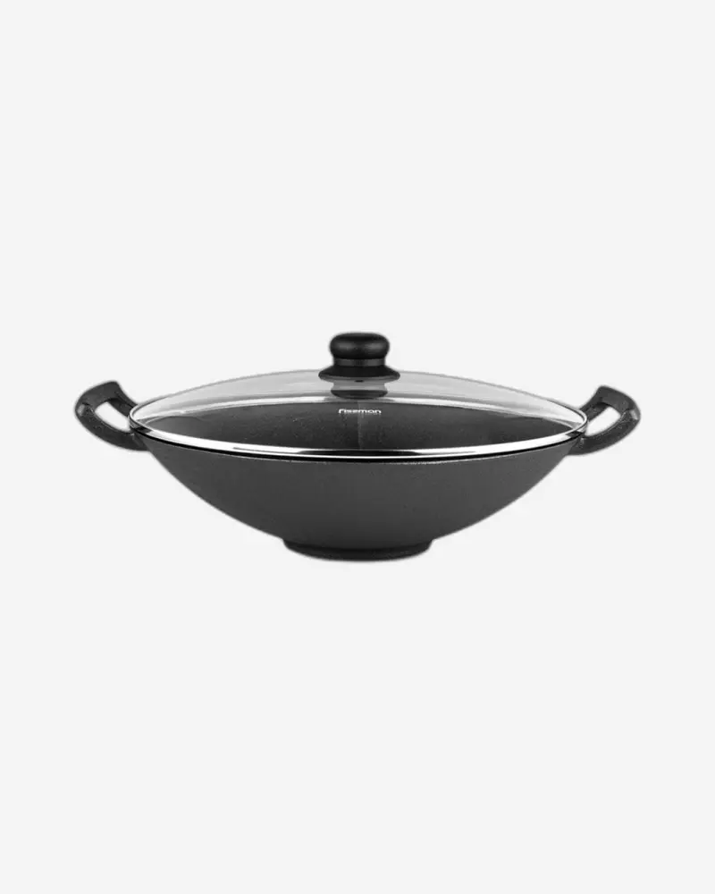 Fissman 4.85L Cast Iron Wok – Black 1