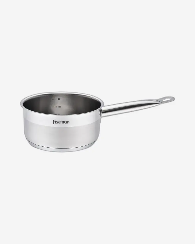 Fissman Arielle 1.5L Saucepan – High-Performance Silver Cookware 1