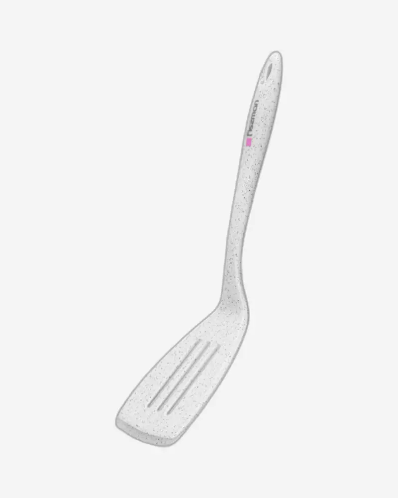 Fissman Bianca Heavy-Duty Slotted Turner – 32 Cm White Nylon Cook’S Spatula 1