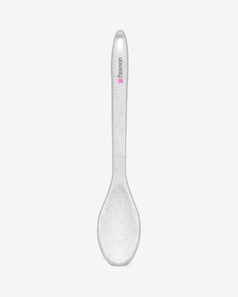 Fissman Bianca Serving Spoon – 33.5 Cm Wide-Bowl White Nylon Scoop 1