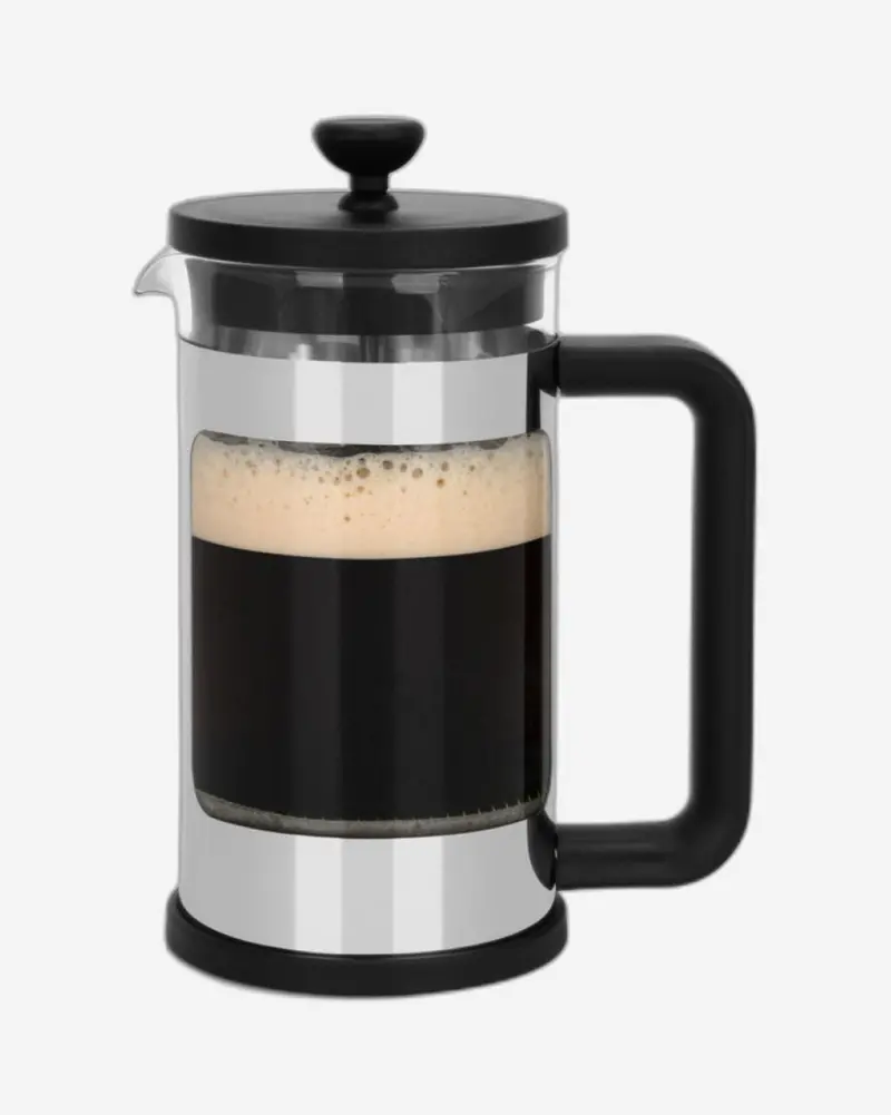 Fissman Classic Stainless French Press – Matte Black, 600 Ml 1