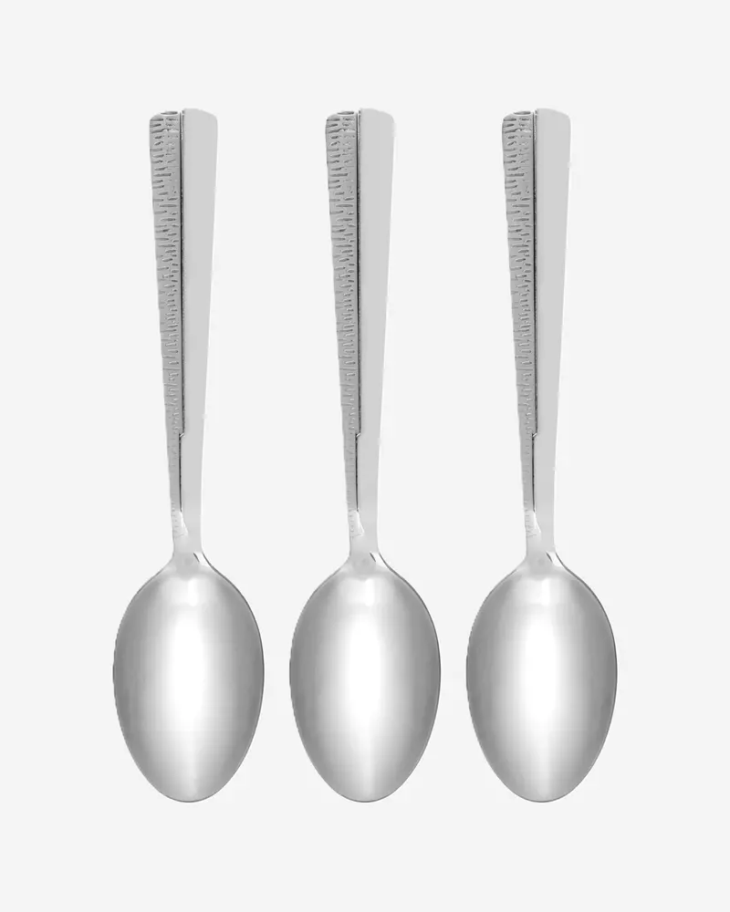 Fissman Flor 3-Piece Tea Spoon Set – 15Cm Stainless Steel, Elegant Finish 1
