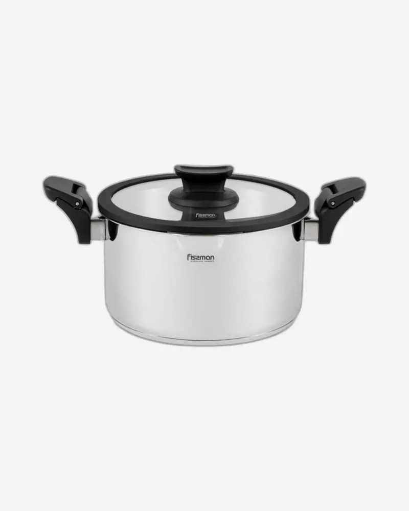 Fissman Lora 2.5L Space-Saving Stockpot With Secure Lid Fit 1