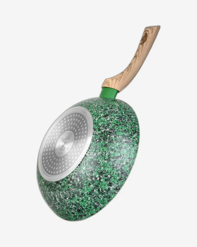 Fissman Malachite Aluminum Wok Pan – Green 1