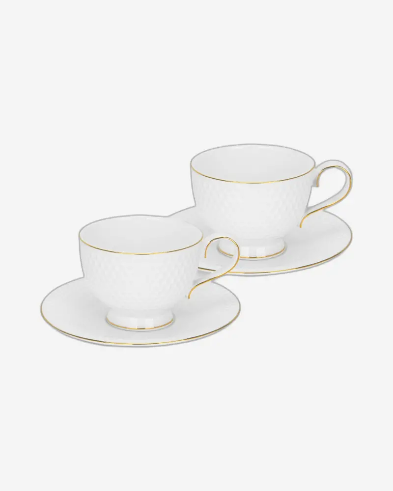 Fissman Noemi Ceramic Cup And Saucer Set – 200Ml, 2-Piece 1