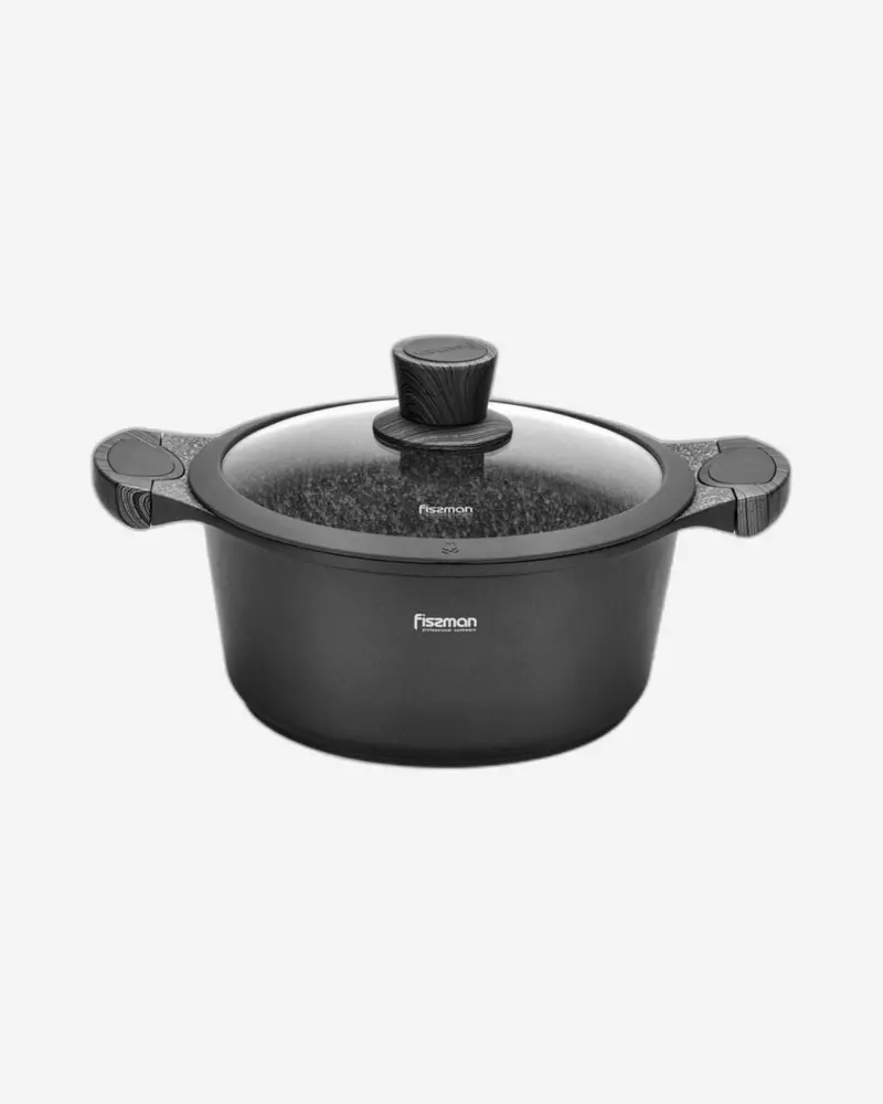 Fissman Prestige 4.3-Liter Heavy-Duty Aluminum Stockpot With Reinforced Base 1