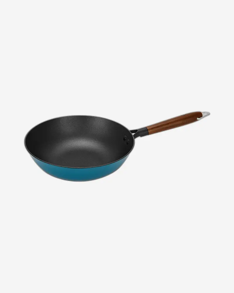 Fissman Seagreen Cast Iron Wok (4 L) 1