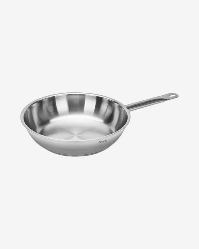 Fissman Silver-Finish Frying Pan – 24 Cm Non-Stick Aluminum Cookware 1