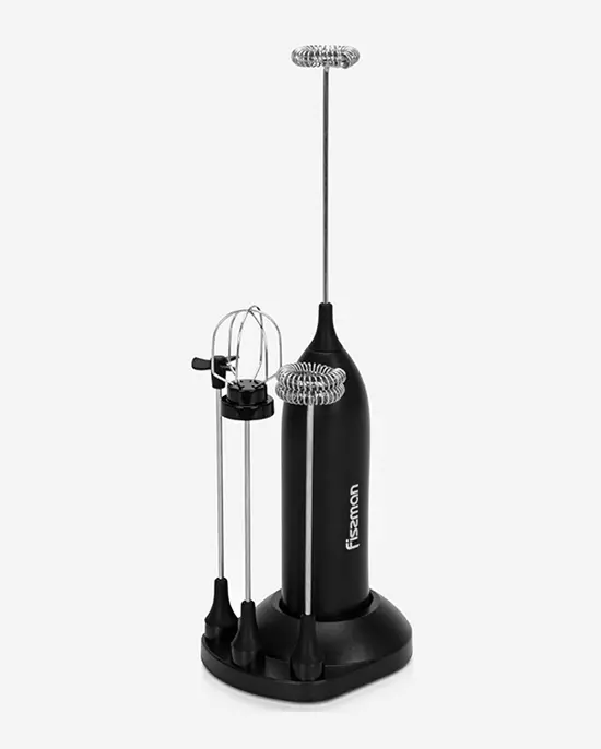 Fissman Stainless Steel & Plastic Milk Frother 1