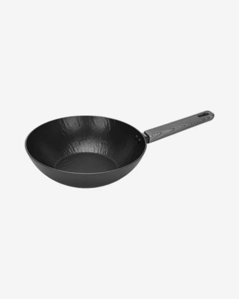 Fissman Vela Rock Nonstick Wok – 28 Cm, Black & Silver Finish 1