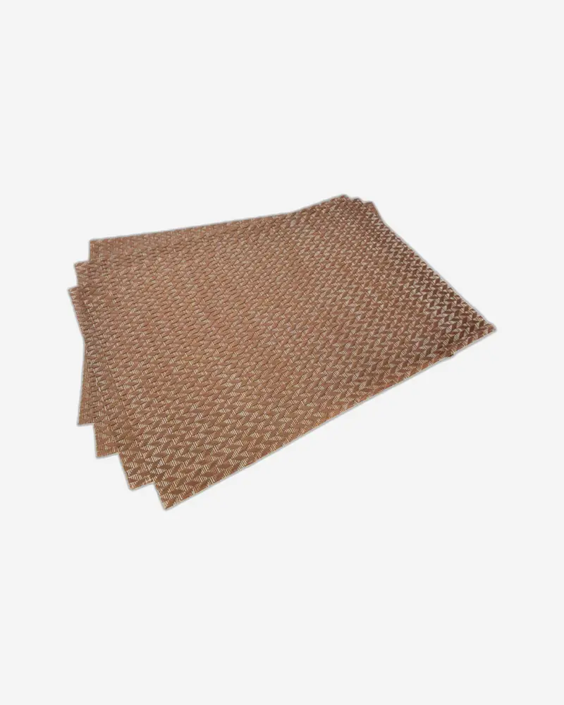 Fissman Washable Light Brown Table Mats – Set Of 4, 45 Cm Square 1