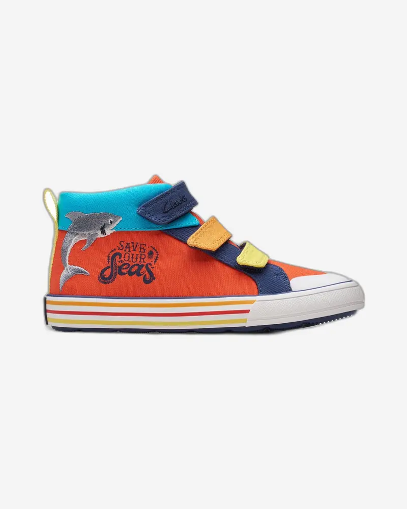 Foxing Sea Hi Kids' High-Top Sneakers 1