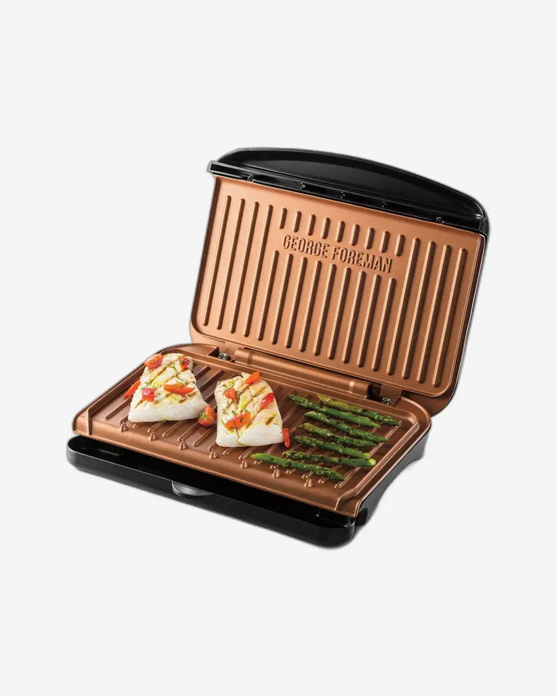 George Foreman Fit Grill – Copper Non-Stick Plates 1