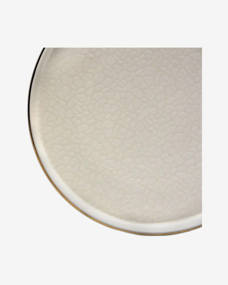 Glore Porselen Krem 23 Cm Salad Plate Set (6 Pcs) 1