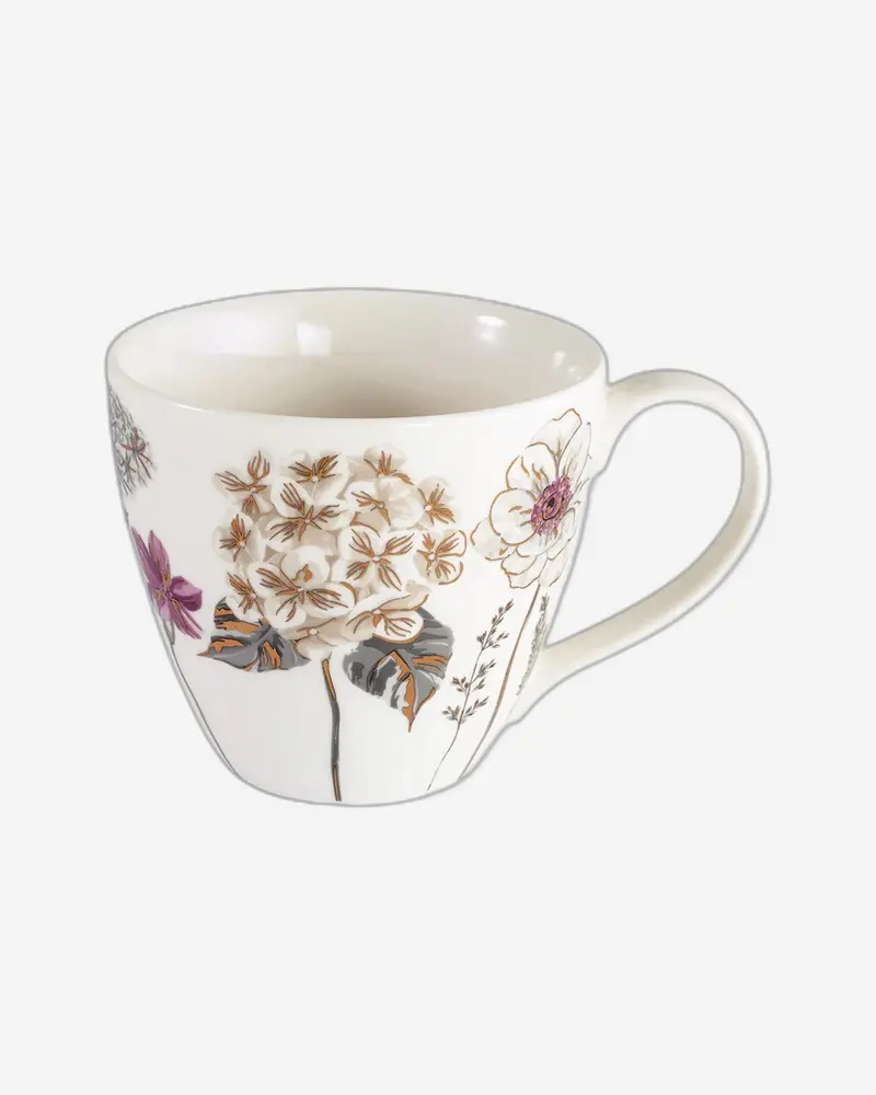 Greengate Estelle Lillith White Ceramic Mug 1
