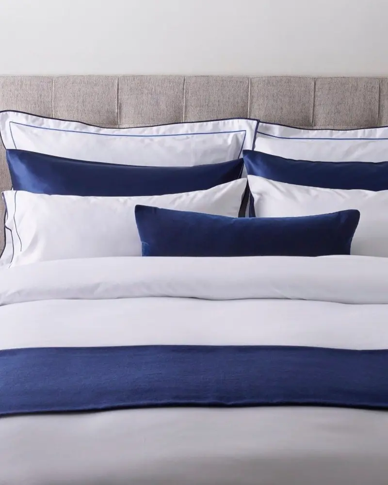 Jasper Conran 800 Thread Count Satin Duvet Cover – Pure White Luxury 1